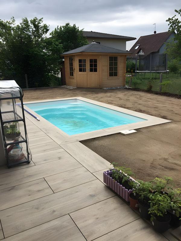 Pose de piscine Thann